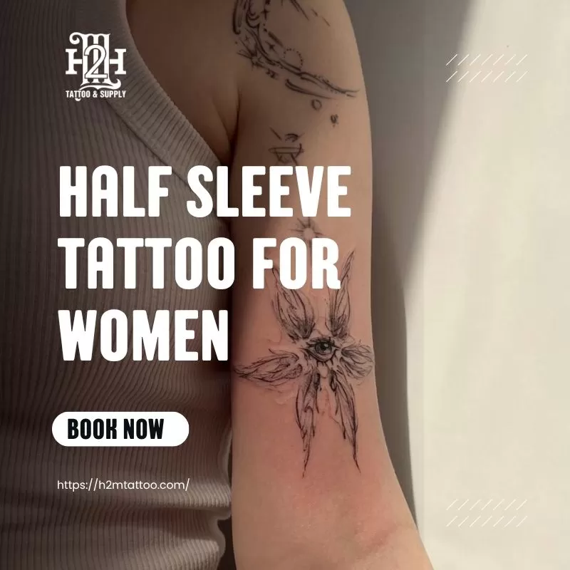 20+ Mẫu Hình Xăm Nửa Tay Nữ Đẹp Bố Cục Liền Mạch